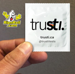 Printed White Foil with Full Color imprint - Trusti