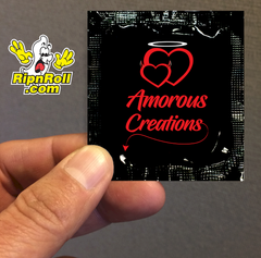 Printed Black Foil with Full Color imprint - Amorous