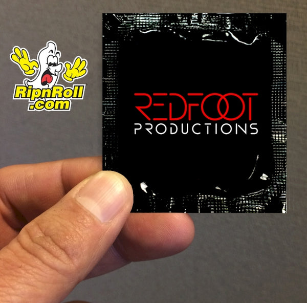 Printed Black Foil with Full Color imprint - Redfoot