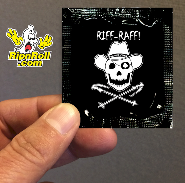 Printed Black Foil with Full Color imprint - Riff Raff